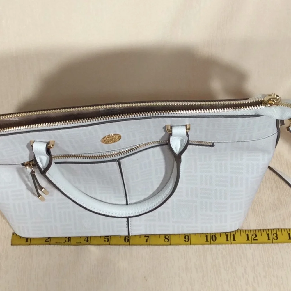 Anne Klein Dome Satchel Handbag Crossbody Purse